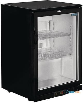 Polar G-Serie Laag Model Gekoelde Bardisplay Met Klapdeur Zwart 128l, Polar GL011