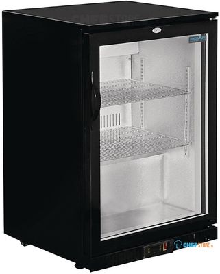 Polar G-Serie Laag Model Gekoelde Bardisplay Met Klapdeur Zwart 128l, Polar GL011