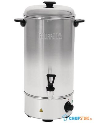 Waterkoker RVS, Horeca, 10 Liter, 2,6 kW, Buffalo GL346
