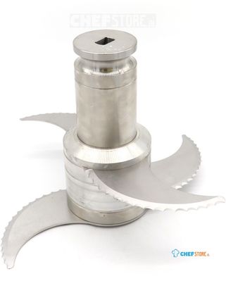 Maxima Keukenmachine / Cutter 50L - Messenblok - Gekarteld - 09399497