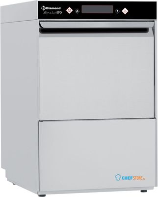 Diamond DBS5/EV-AC Glazenwasser, mand 400x400 mm " Full-Hygiène ", met doorlopende ontharder
