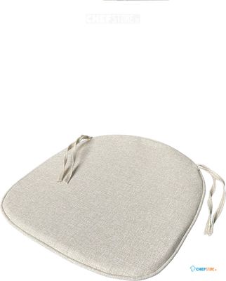 Gevuld kussen ecru voor crossback (bar)Stoel - 46x45x2cm (bxtxh) - 50100cshn - VEBA 50100CSHN