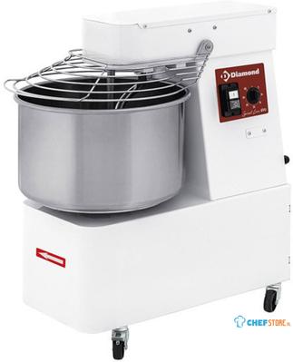 Spiraalkneder 22 Liters - Timer - op Wielen - Diamond FD22/M1-S 1