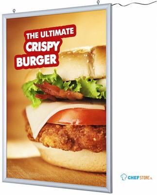 Syna Posterframe LED Verlicht Dubbelzijdig 70 X 100 cm - PLED70X100G30D