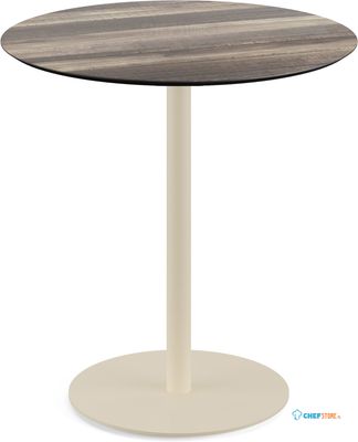 Urban Terrastafel Zand Frame + Tropical Wood HPL 70 cm - Essentials 130031270