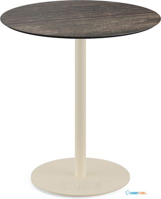 Urban Terrastafel Zand Frame + Riverwashed Wood HPL 70 cm - Essentials 130031470