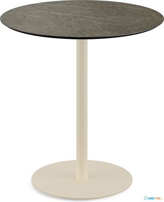 Urban Terrastafel Zand Frame + Midnight Marble HPL 70 cm - Essentials 130031670