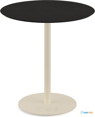 Essentials Urban Terrastafel Zand Frame + Zwart HPL 70 cm - 130031070