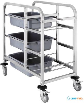 Rvs Afruimwagen | Vogue | DK738