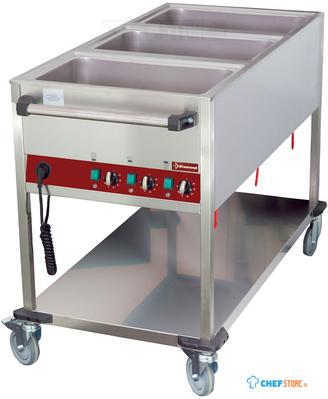 Verwarmde kar | 3 GN 1/1 | 3 temperaturen | CT331/D-N | Diamond 1