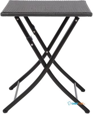 Bolero vierkante opklapbare PE rotan tafel 60cm | GL302