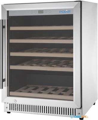 Polar G-Serie Roestvast Stalen Wijnkoelkast 51 Flessen - GM627
