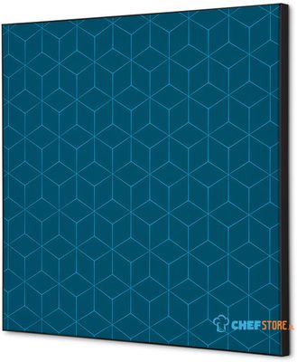 Syna Wanddecoratie Textiel SET 40 X 40 Hexagon Blauw - TFR22W400-SET-I13