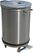 RVS Vuilnisbak, deksel met pedaalbediening | 95 liter | Diamond | PCRA/105B 1