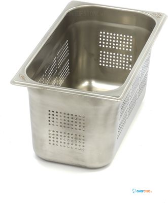 Maxima Gastronorm Bak - 1/3 GN - 15 cm Diep - RVS - Geperforeerd - 09367622