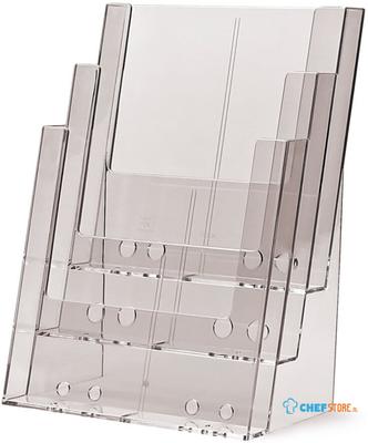 Taymar® Folderhouder Balie/Wand 3x A4 Staand - 3C230