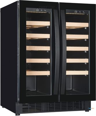 Wijnkoelkast 2 Deuren 100l Dual Zone, CombiSteel 7525.0030 1