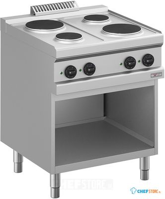 Diverso By Diamond Elektrisch Fornuis, 4 Ronde Kookplaten, op Kast - WR-E4PA-A3 1