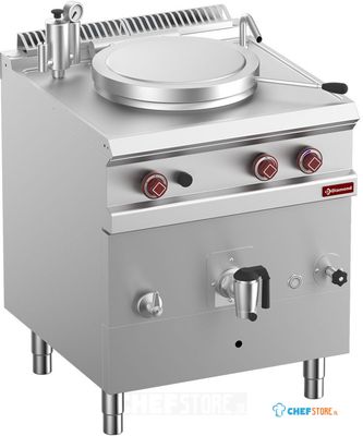 Ronde Gas Kookketel 50 Liter - Indirecte Verwarming - Diamond G7/M50I7-N 1