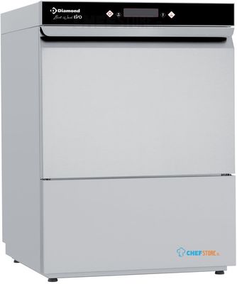 Diamond DFS7/EV-AC Vaatwasser, mand 500x500 mm "Full Hygiene", met doorlopende ontharder