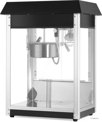 HENDI Popcornmachine - Zwart - 230V/1500W - 560x420x(H)770mm - 282762
