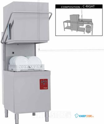 Horeca vaatwasser | Doorschuif kapmodel rechts | DK7/6/C-D | Diamond 1