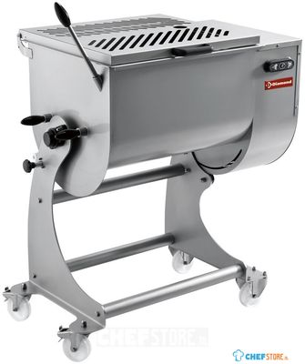 Diamond Vleesmenger in R.V.S. 80 kg, onderstel op wielen | MCR-80P/N 1