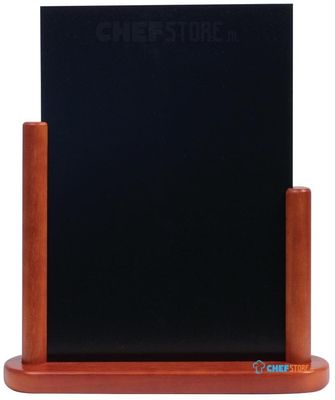 Securit tafelbordje groot mahonie | P487