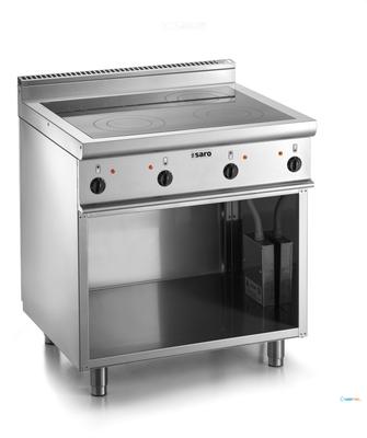 SARO Keramisch Fornuis met Open Onderstel Model E7/CUI2BAL 1