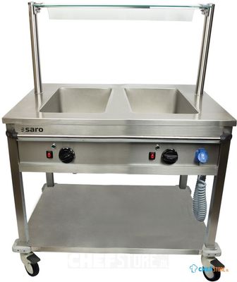 SARO Bain Marie Trolley Model BTS 2 - BTS-2