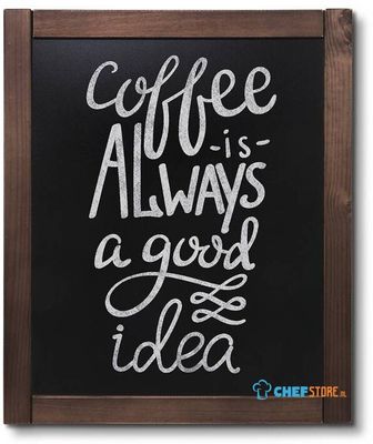 Syna Natura Krijtbord Wandmontage Classic Donkerbruin 50 X 60 cm - CHBEBR50X60