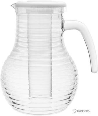 Olympia Kristallon Kan met Koelbuis Polycarbonaat Geribbeld 1600ml - HC357