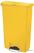 Rubbermaid Slim Jim Front Step pedaalemmer 68ltr geel - CW589