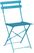 Bolero stalen opklapbare stoelen turquoise | GK982
