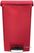 Rubbermaid Slim Jim Front Step pedaalemmer 50ltr rood - GL026