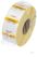 HENDI 850596 Voedselveiligheidsstickers, multifunctioneel, eenvoudig verwijderbaar , , Dinsdag, Geel, 1000 st., 25x25mm 2