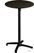 Feros 111031670 X Cross - Bartafel onderstel zwart + Midnight Marble HPL Tafelblad Ø70 cm