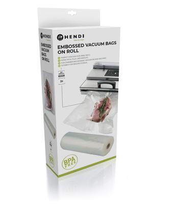 Hendi Vacuumverpakkingszakken met reliëf op rol 28x600cm 2 stuks | 971079 1
