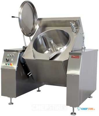 Diamond Elektrische kantelbare kookketel, met mengkraan 200 L., indirecte verwarming | EXB/200I 1