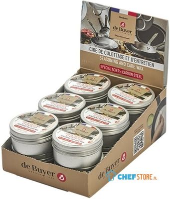 De Buyer 001000 Onderhoudswax - 12x100ml