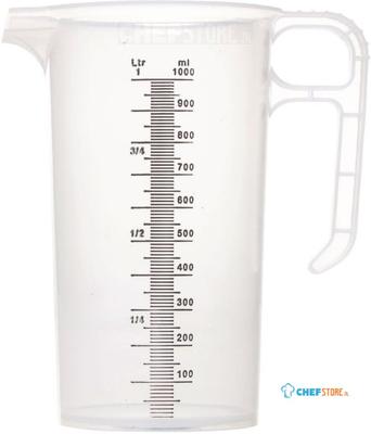 Pro-measures polypropyleen maatbeker 1000ml, Pro-Measures FD326