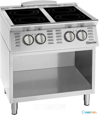 Bartscher 299421 Elektrisch fornuis 900 4 kookzones OU