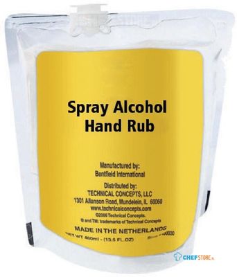 Rubbermaid Manual Handreiniger Spray 60% Alcohol - Ongeparfumeerde - 400ml (12 Stuks) - Fn394