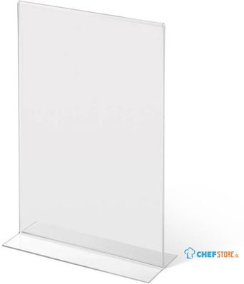 Syna T Standaard Menuhouder Acryl A4 Staand - TA4PXV