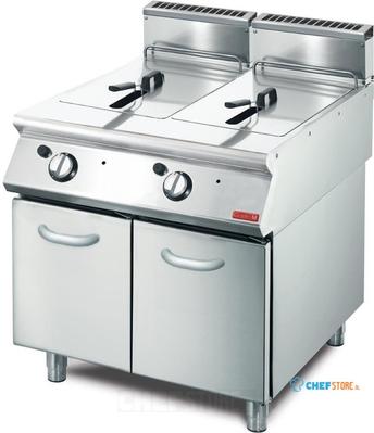 Gastro M gas friteuse 2x 13L 70/80 FRG | GL932