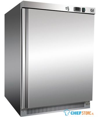 Gastro-Inox RVS Koeling 200 Liter, Statisch Gekoeld Met Ventilator, Gastro-Inox 201.110