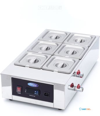 Maxima Chocoladesmelter - 6 X 1/6 GN 10 cm - 09374053
