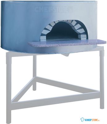 Diamond Traditionele pizza-oven op hout ø 1100 mm - Samengesteld | FBK-1100/MONT 1