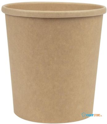 Colpac magnetronbestendige kraft soepkommen recyclebaar 450ml (500 stuks)