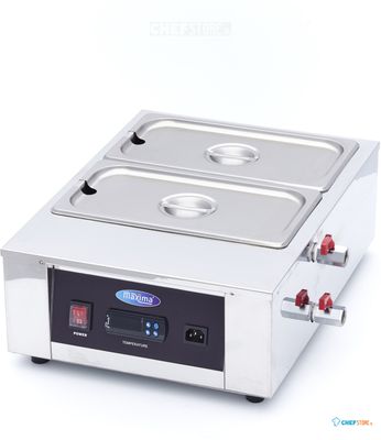 Maxima Chocoladesmelter - 2 X 1/3 GN 10 cm - 09374050